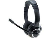 CONCEPTRONIC Headset USB 2m Kabel,Mikro,Fernb. Stereo zwart