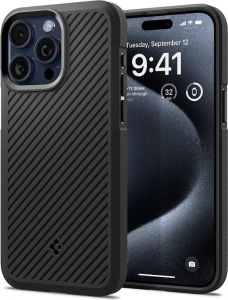 Spigen Core Armor Apple iPhone 15 Pro Hoesje Back Cover Zwart