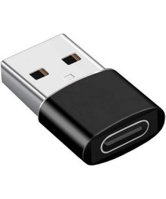 Universele USB-A naar USB-C Converter/Adapter Zwart