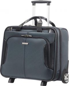 Samsonite XBR - Laptop trolley - 15.6 inch - Zwart, Grijs